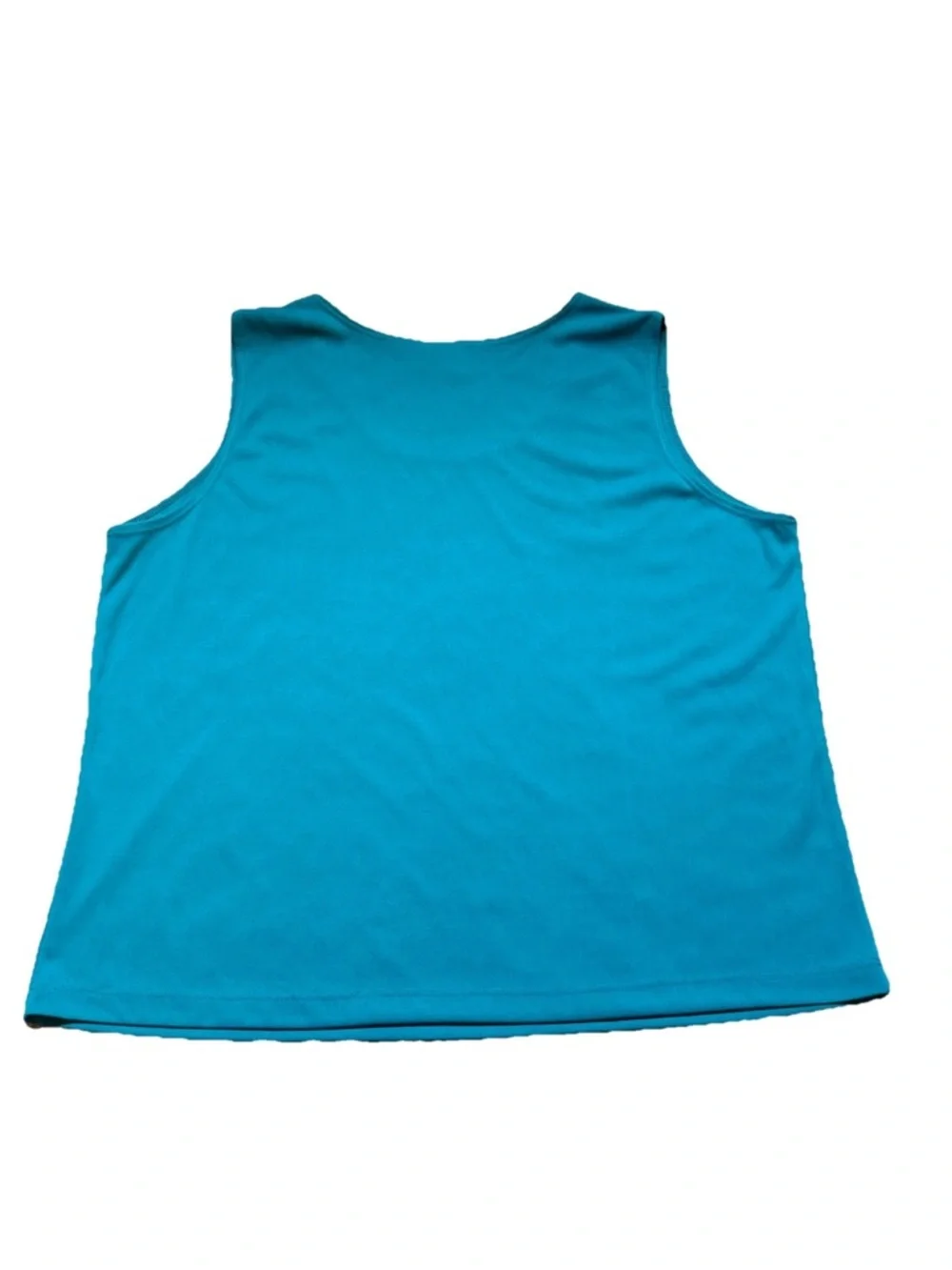 Antthony Original Women’s Size 1X Spring Pullover Turquoise Wide Strap Tank Top - Picture 9 of 10
